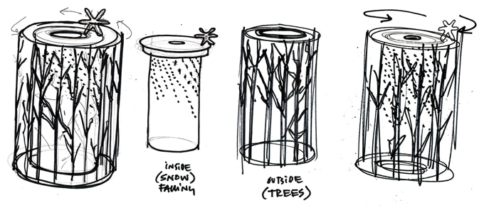 D Printed Ornament SKETCHES