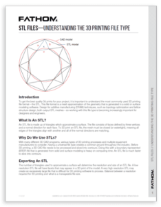STL Files // Understanding the 3D Printing File Type - Fathom Manufacturing
