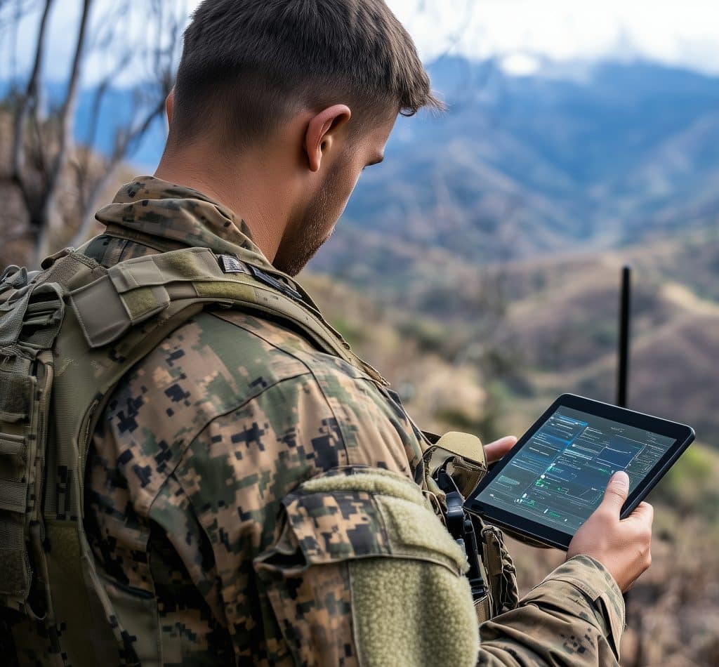 In a mountainous outpost, soldiers monitor border activity on a