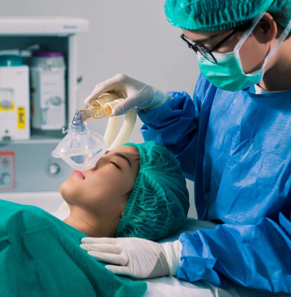 Doctors were anesthetized Women who are surgical patients