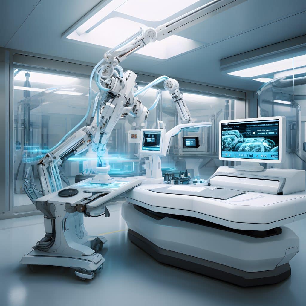 the efficiency of robotic automation in the production of medical equipment