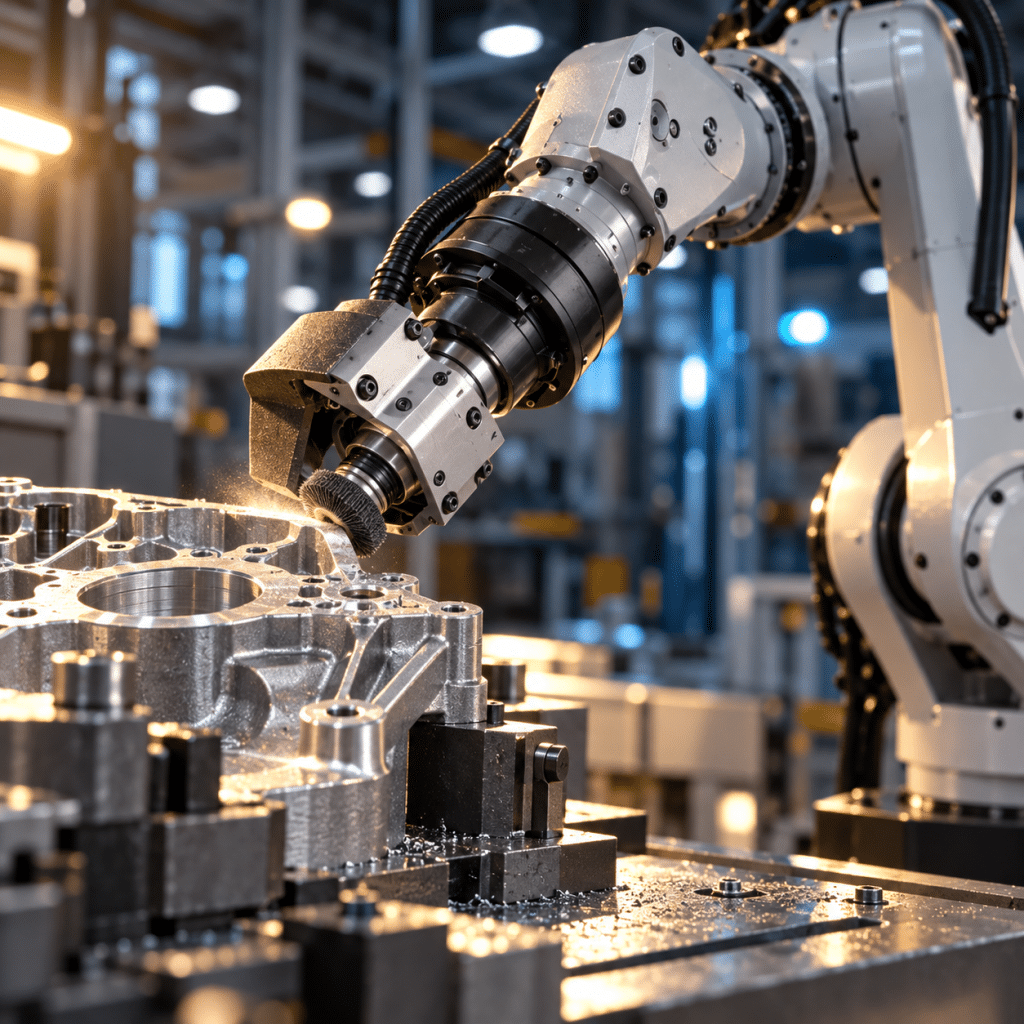 robotic end effector - deburring