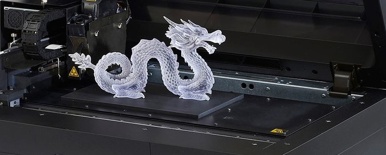 design of white dragon on the machine