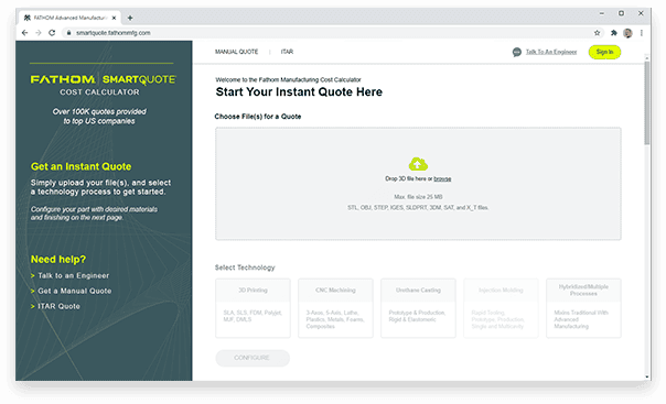 start your instant quote here