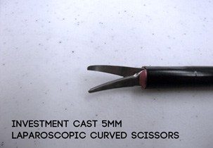 laparoscopic curved scissors