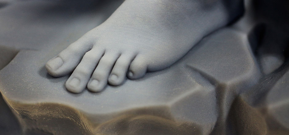 Michelangelo-Bacchus-Foot-3DPrinted